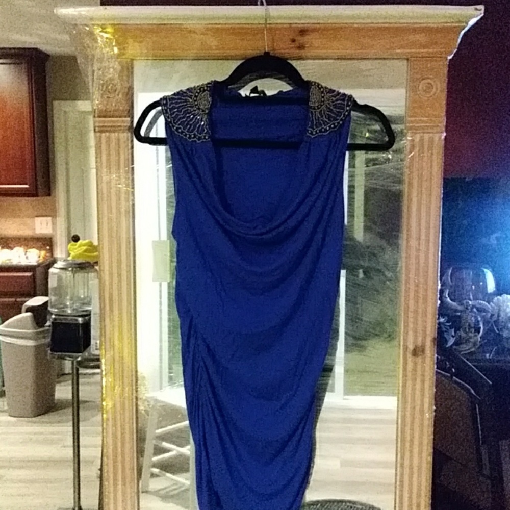 Blue dress